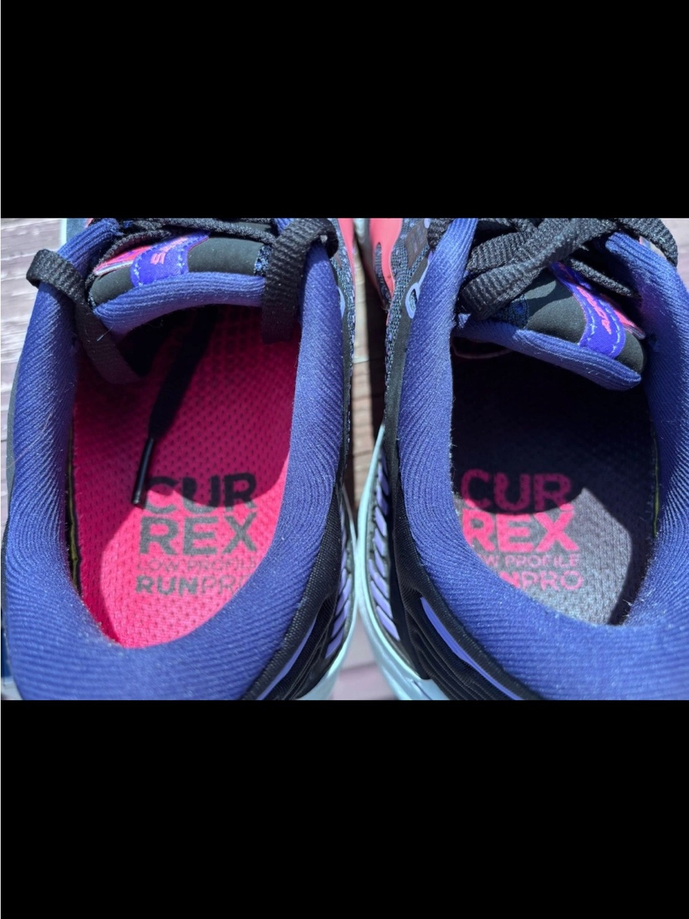Size 8 Brooks Adrenaline GTS 22 Navy Blue Purple Coral Size 8 Worn Once - Picture 6 of 7